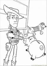Coloring Woody Toy Pages Story Popular sketch template
