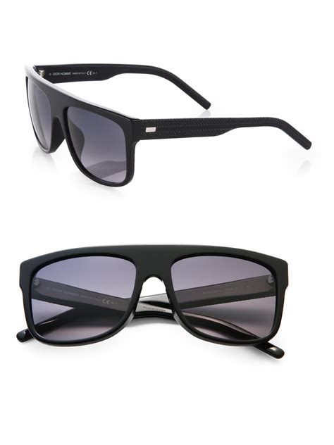 lyst dior homme polarized sunglasses in black for men