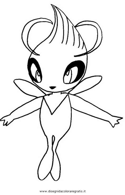celebi page coloring pages