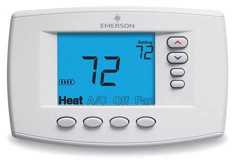 emerson  voltage thermostat stages cool  stages heat  ufufez  grainger