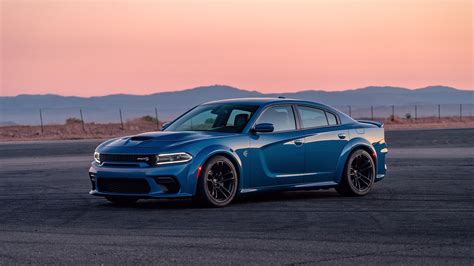 dodge charger hellcat widebody   wide  die automobile magazine