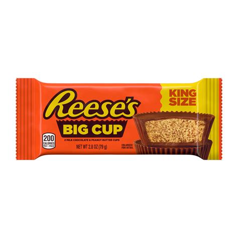 reeses king size big cup peanut butter cups shop candy