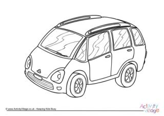 transport colouring pages