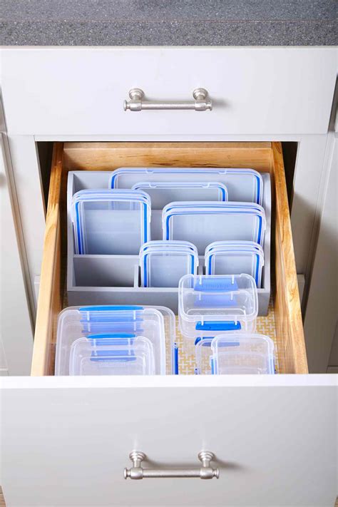 genius solutions  storing  organizing food storage containers