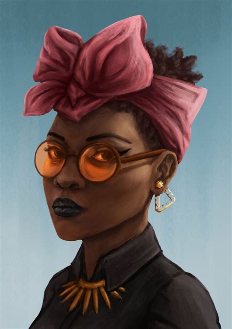 Remastered Portrait By Saiteadvuse On Deviantart Afro