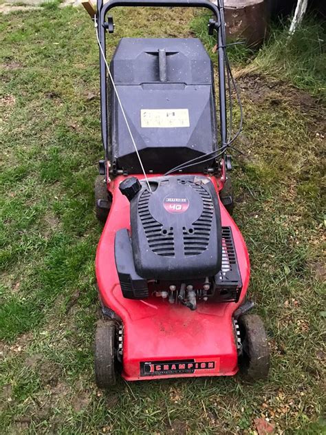 champion rp petrol lawn mower  instructions  worthing west sussex gumtree