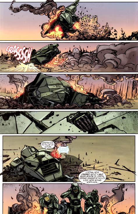 Halo Fall Of Reach Invasion Issue 3 Viewcomic Reading