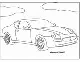 Maserati sketch template