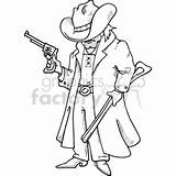 Gunslinger Clipart Clip Rifle Gunfighter Holding Clipground Found Graphicsfactory sketch template