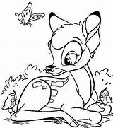 Disney Coloring Pages Book Sheets Kids Characters Online Colouring Bambie Printable Print Cool sketch template