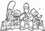 Simpsons Coloring Pages Family Printable Halloween Wecoloringpage Super Choose Board Barbie sketch template