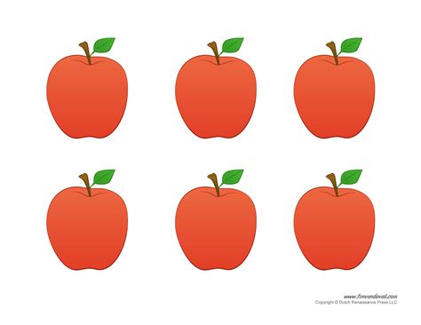 apple templates tims printables