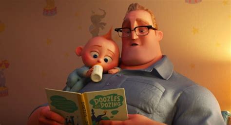 video new incredibles 2 trailer shows mr incredible as a stay at home dad fatherly