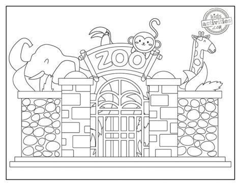 fun  zoo animal coloring pages kids activities blog