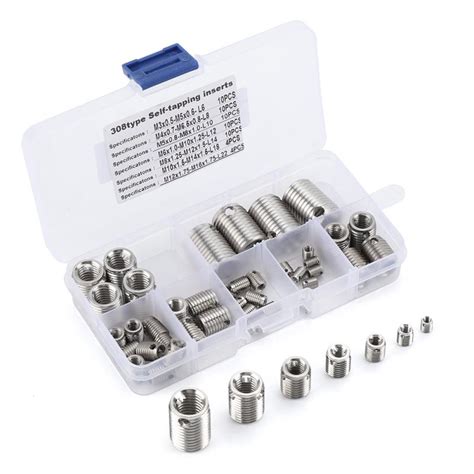 pcs stainless steel  tapping thread inserts  thread