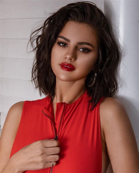 Selena Gomez Is Red Hot For The Krahs Swim Collection