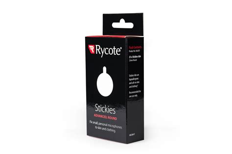 rycote stickies advanced mm    pack film supplies