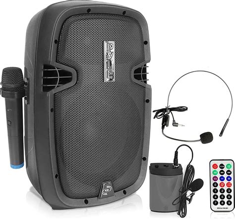 amazoncom portable bluetooth pa speaker system   rechargeable