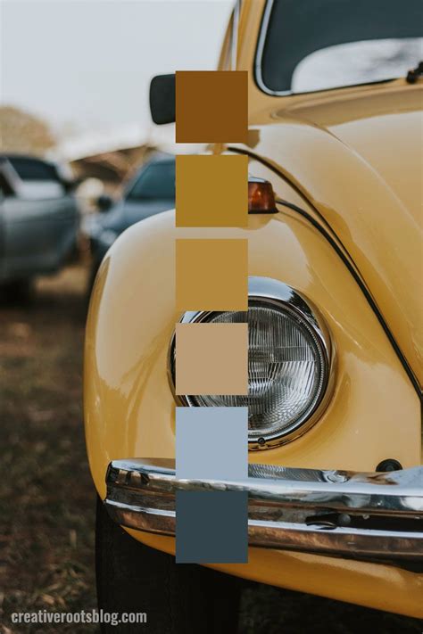 Mustard Yellow Retro Color Scheme And Color Palette Color Palette