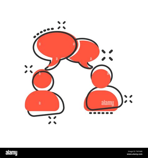 speak chat sign icon  comic style bubble dialog vector cartoon