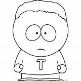 South Park Coloring Token Pages Cartman Eric Butters Coloringpages101 Color Online sketch template