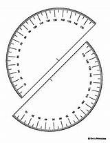 Protractor Printable Template Subject Math sketch template