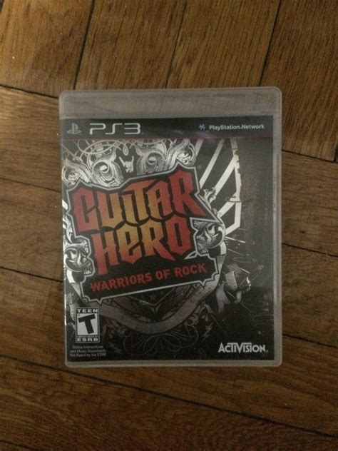 Ps3 Guitar Hero Warriors Of Rock Never Liked It Anyway