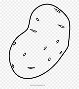 Clipart Potato Drawing Coloring Pinclipart Clip sketch template