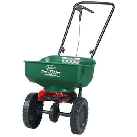 spread product efficiently  effectively  turf builder broadcast spreader