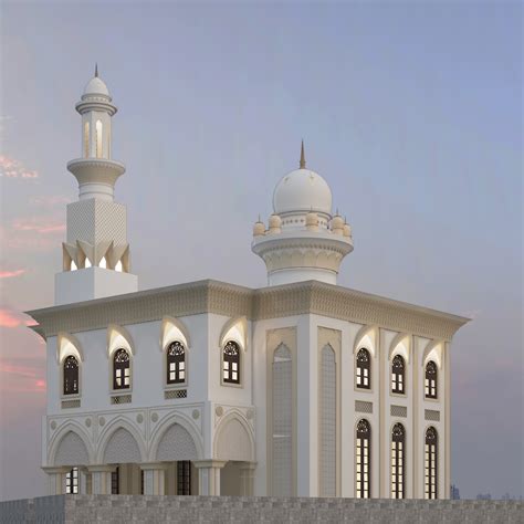 mosque design behance
