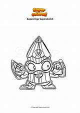 Superzings Colorare Supercolored Ausmalbilder Urshifu sketch template