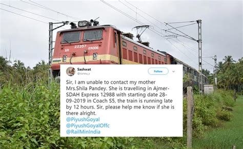 man couldn t get in touch with mother on train then railways did this