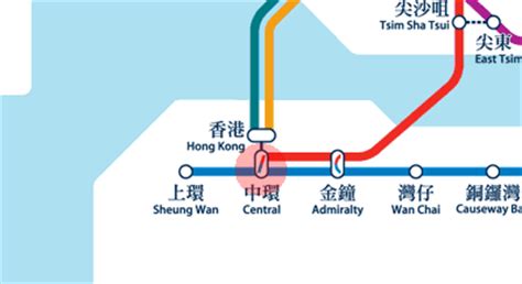 central station map hong kong mtr