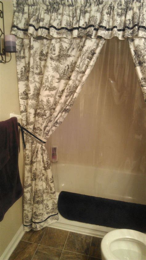 13 Amazing Ideas How To Make Shower Curtains With Valance And Tiebacks