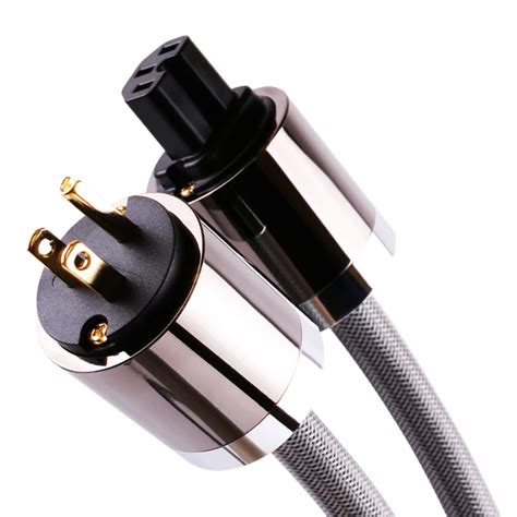 skw schuko plug  iec    euus plug  fi power cord audio cable  gold plated pin