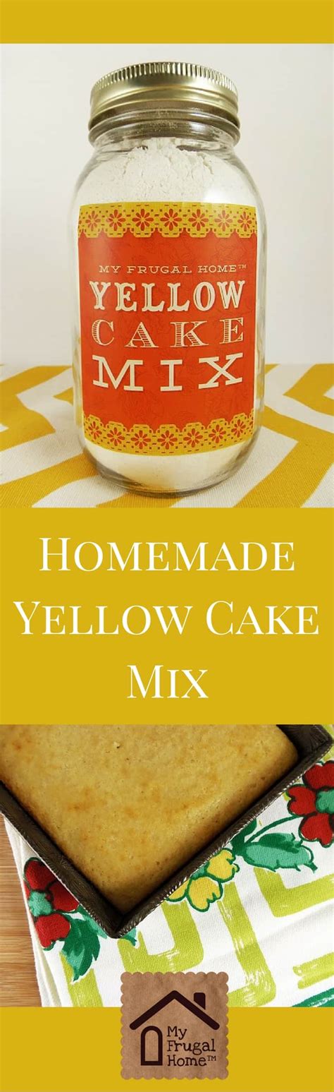 homemade yellow cake mix recipe