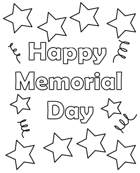 memorial day  drawing  printable coloring pages colorpagesorg