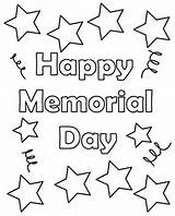 Memorial Coloring Pages Happy Printable Print Clipart Flag Color Drawing Sheets Activities Kids Sheet Pdf Craft Printables Worksheets Colorpages Stars sketch template
