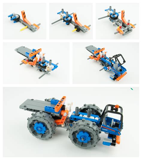 built   pics articulated truck  model  lego technic rlego