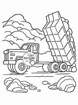 Coloring Pages Truck Transportation Semi Tow Mining Printable Water Color Land Dump Print Sheets Landfill Getcolorings Drawing Preschoolers Colouring Getdrawings sketch template