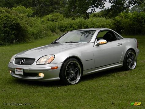 mercedes benz slk  kompressor roadster  brilliant silver metallic  auto