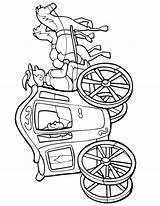 Carriage Coloring Horse Pages Princess Color Cinderella Horses Printable Wagon Kids Drawing Cartoon Print Cliparts God Printactivities Clipart Birthday Worksheets sketch template
