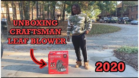 craftsman backpack leaf blower cc  youtube
