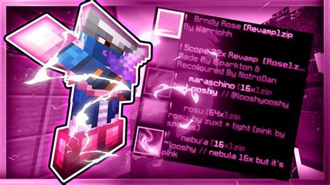 pink texture packs  pvp  youtube
