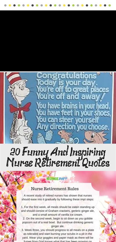 20 Funny And Inspiring Nurse Retirement Quotes Education