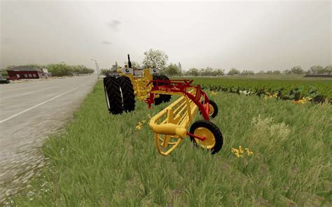 holland side delivery hay rake   farming simulator    mod
