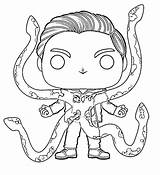 Funko Pop Coloring Figurine Ben Pages Printable Kids sketch template