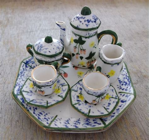miniature tea sets images  pinterest tea sets game   miniatures