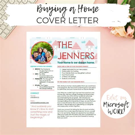 letter  home seller template