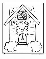 School Escuela Schule Mewarnai Anak Devant Woojr Octopus Ausmalbild Dasar Everfreecoloring Minggu sketch template